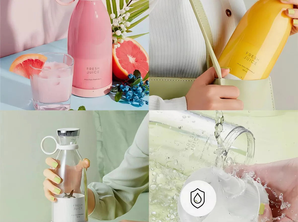 NutriRush™ - Botella Batidora Juguera Portátil